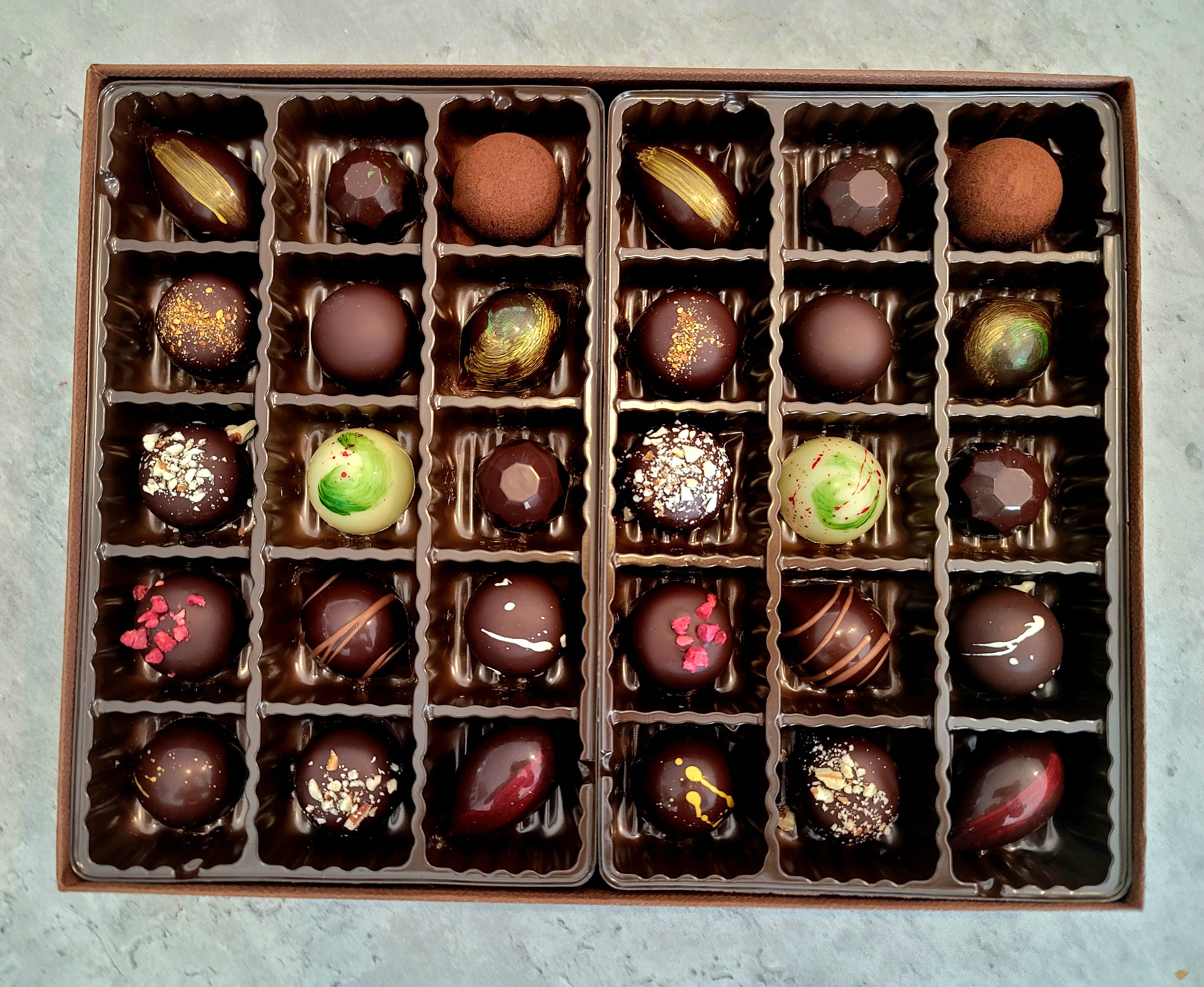 30 Piece Chocolate Box – The Naked Truffle